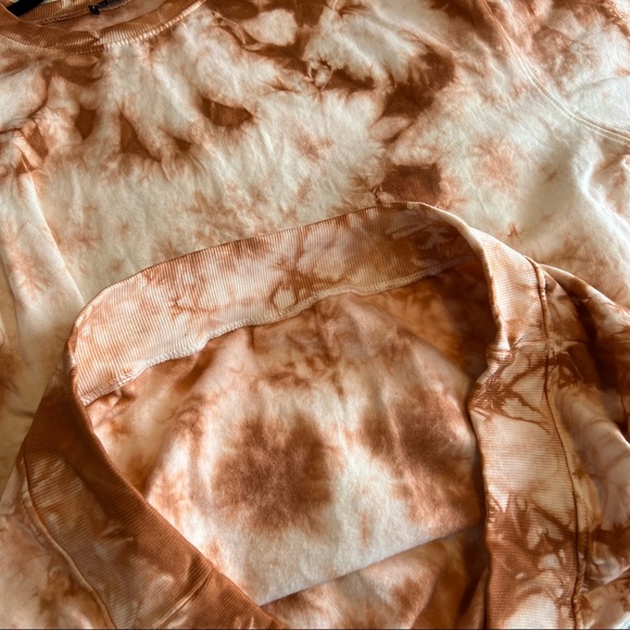 Missguided Tall Orange Tie Dye Crewneck - Picture 5 of 7